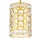 Cwi Lighting Belinda 1 Light Pendant With Champagne Finish 1026P7-1-193 - alternate 2